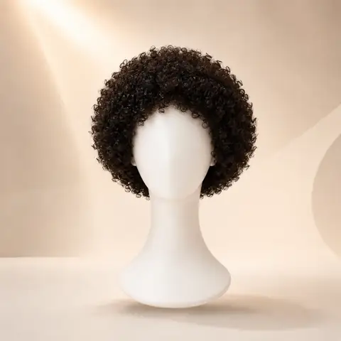 Short Afro Curly AI hairstyle preview for WigTryAI
