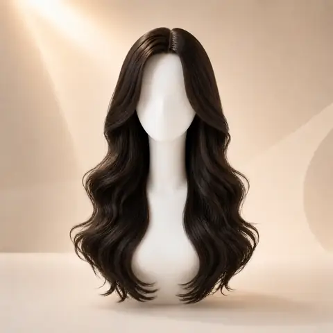 Wavy AI hairstyle changer preview on WigTryAI