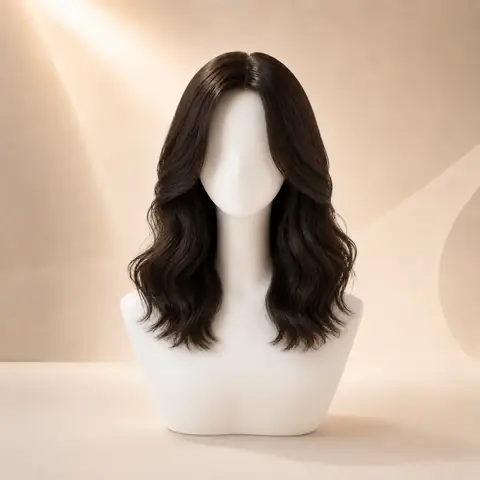 Medium Body Wave AI hairstyle preview for WigTryAI