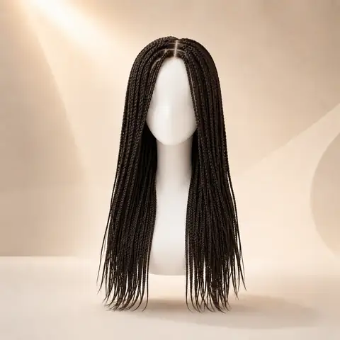 Braids AI hairstyle changer preview on WigTryAI