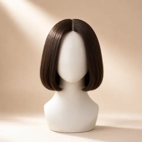 Short Straight AI hairstyle preview for WigTryAI