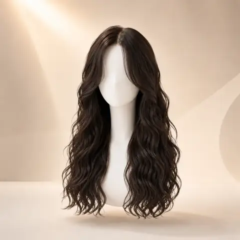 Long Water Wave AI hairstyle preview for WigTryAI
