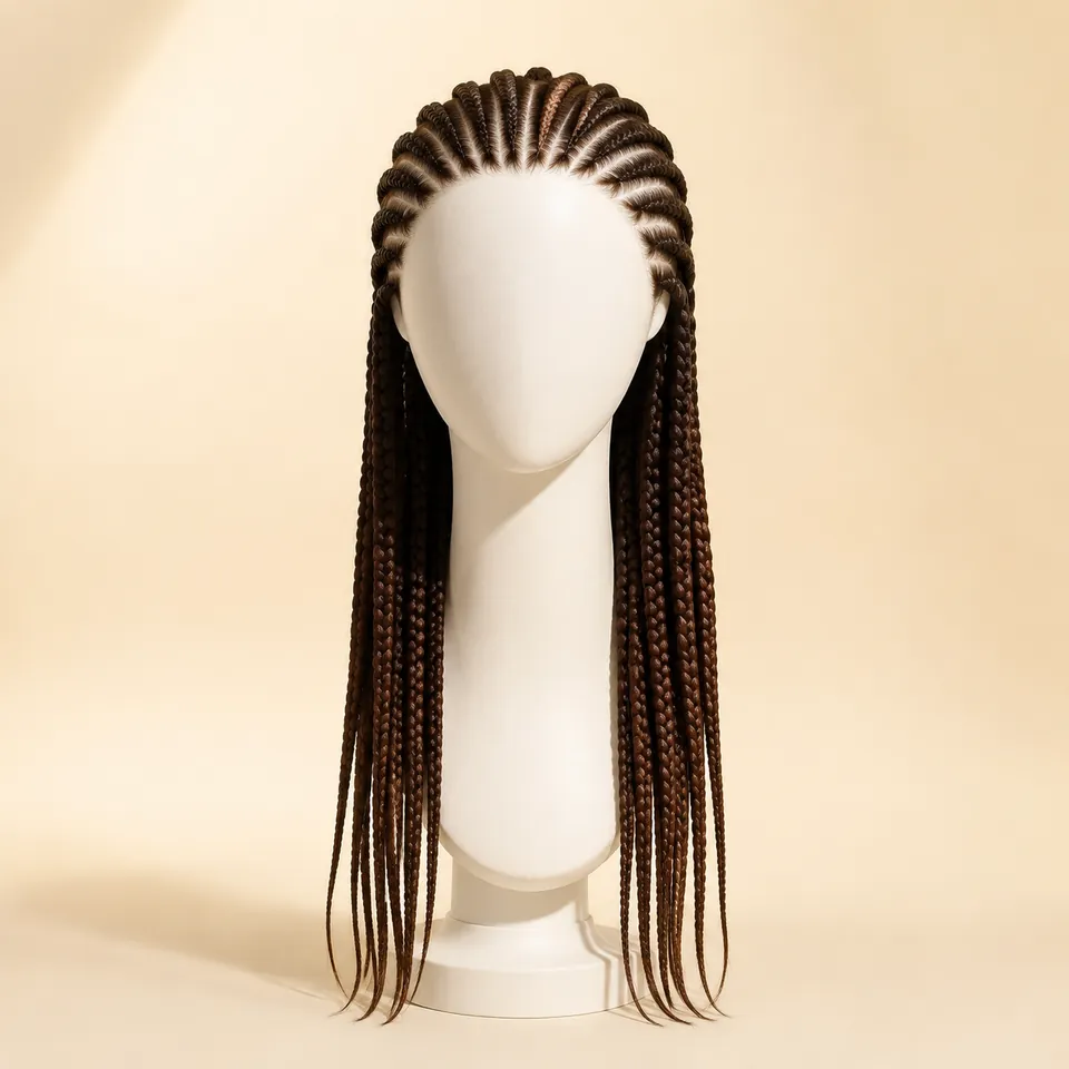Cornrows hairstyle preview