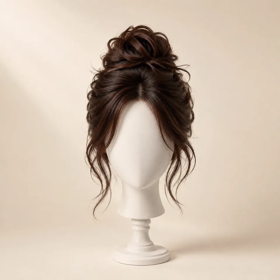Messy Bun hairstyle preview